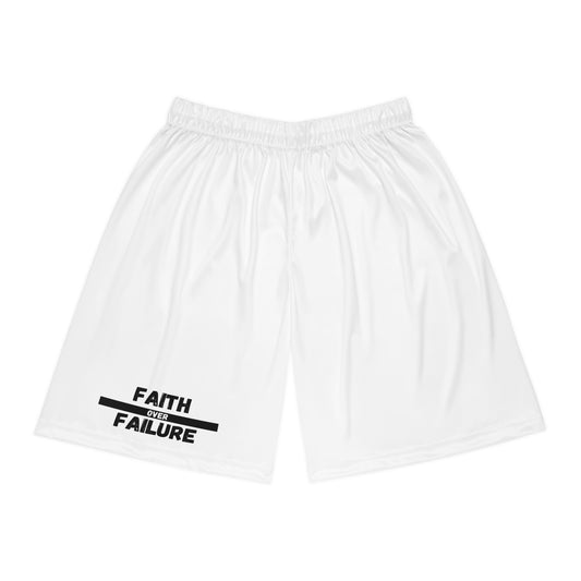 Faith Over Failure Basketball Shorts